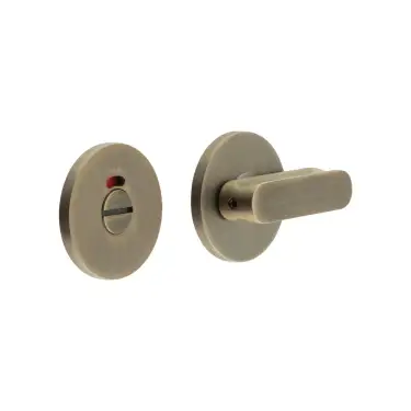 Click Here To Enlarge This Photo Of CR-803AJ7AB Frelan Hardware CRES Thumb Turn & Release &lpar;Round Rose&rpar; with Indicator Antique Brass &lpar;SS316&rpar;