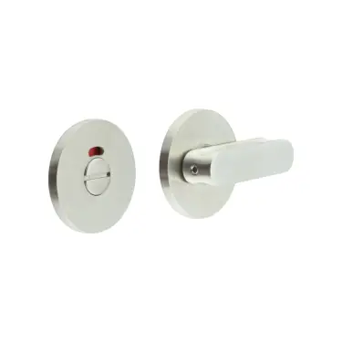 Click Here To Enlarge This Photo Of CR-803AJ7SSS Frelan Hardware CRES Thumb Turn & Release &lpar;Round Rose&rpar; with Indicator Satin Stainless Steel &lpar;SS316&rpar;