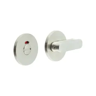 CR-803AJ7SSS Frelan Hardware CRES Thumb Turn & Release &lpar;Round Rose&rpar; with Indicator Satin Stainless Steel &lpar;SS316&rpar;