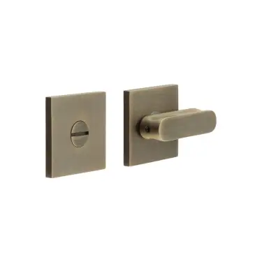 Click Here To Enlarge This Photo Of CR-803B7AB Frelan Hardware CRES Thumb Turn & Release &lpar;Square Rose&rpar; Antique Brass &lpar;SS316&rpar;
