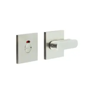 CR-803BK7SSS Frelan Hardware CRES Thumb Turn & Release &lpar;Square Rose&rpar; with Indicator Satin Stainless Steel &lpar;SS316&rpar;