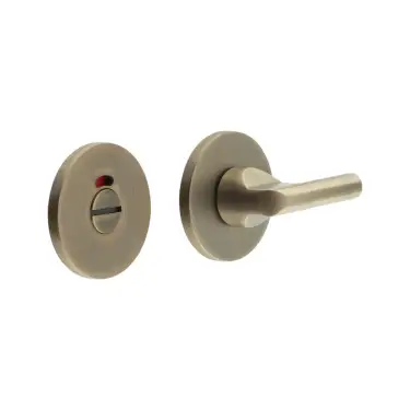 Click Here To Enlarge This Photo Of CR-804AJ7AB Frelan Hardware CRES DDA Thumb Turn & Release &lpar;Round Rose&rpar; with Indicator Antique Brass &lpar;SS316&rpar;