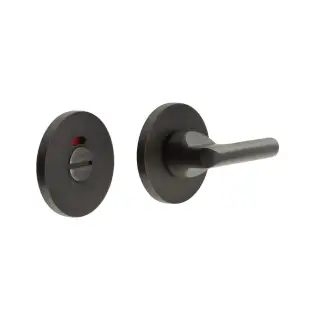 CR-804AJ7DB Frelan Hardware CRES DDA Thumb Turn & Release &lpar;Round Rose&rpar; with Indicator Dark Bronze &lpar;SS316&rpar;