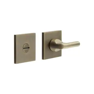 CR-804B7AB Frelan Hardware CRES DDA Thumb Turn & Release &lpar;Square Rose&rpar; Antique Brass &lpar;SS316&rpar;