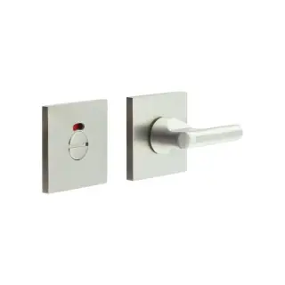 CR-804BK7SSS Frelan Hardware CRES DDA Thumb Turn & Release &lpar;Square Rose&rpar; with Indicator Satin Stainless Steel &lpar;SS316&rpar;