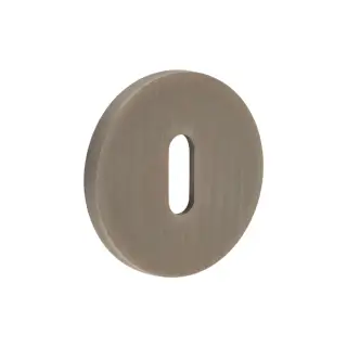 CR-R10AB Frelan Hardware CRES Standard Keyway &lpar;Round Rose&rpar; Escutcheon Antique Brass &lpar;SS316&rpar;