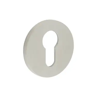 Click Here To Enlarge This Photo Of CR-S10SSS Frelan Hardware CRES Euro Keyway &lpar;Round Rose&rpar; Escutcheon Satin Stainless Steel &lpar;SS316&rpar;
