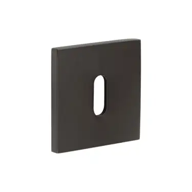 Click Here To Enlarge This Photo Of CR-T10DB Frelan Hardware CRES Standard Keyway &lpar;Square Rose&rpar; Escutcheon Dark Bronze &lpar;SS316&rpar;