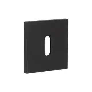CR-T10MB Frelan Hardware CRES Standard Keyway &lpar;Square Rose&rpar; Escutcheon Black &lpar;SS316&rpar;