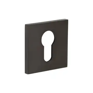 CR-U10DB Frelan Hardware CRES Euro Keyway &lpar;Square Rose&rpar; Escutcheon Dark Bronze &lpar;SS316&rpar;