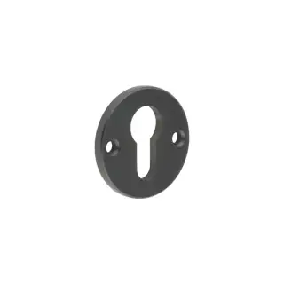CRES1651MB Frelan Hardware CRES &lpar;Face Fixed&rpar; Euro Escutcheon Black &lpar;SS316&rpar;