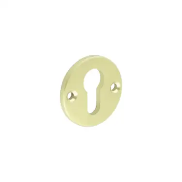 Click Here To Enlarge This Photo Of CRES1651SB Frelan Hardware CRES &lpar;Face Fixed&rpar; Euro Escutcheon Satin Brass &lpar;SS316&rpar;