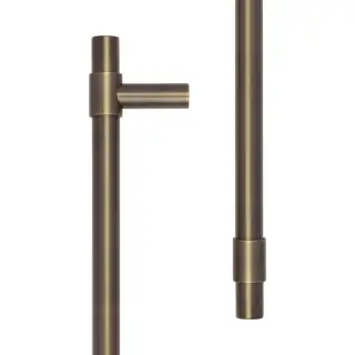 CRES3001AB Frelan Hardware CRES 425mm &lpar;Bolt Through&rpar; T-Bar Pull Handle Antique Brass &lpar;SS316&rpar;