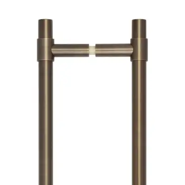 Click Here To Enlarge This Photo Of CRES3001ABB2B Frelan Hardware CRES 425mm &lpar;Back to Back&rpar; T-Bar Pull Handles Antique Brass &lpar;SS316&rpar;