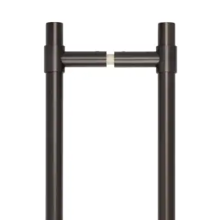 CRES3001DBB2B Frelan Hardware CRES 425mm &lpar;Back to Back&rpar; T-Bar Pull Handles Dark Bronze &lpar;SS316&rpar;
