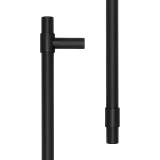 CRES3001MB Frelan Hardware CRES 425mm &lpar;Bolt Through&rpar; T-Bar Pull Handle Black &lpar;SS316&rpar;