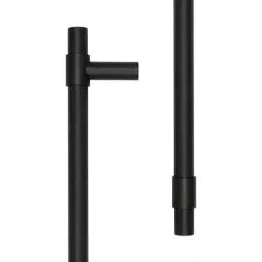 Click Here To Enlarge This Photo Of CRES3001MBFF Frelan Hardware CRES 425mm &lpar;Face Fix&rpar; T-Bar Pull Handle Black &lpar;SS316&rpar;