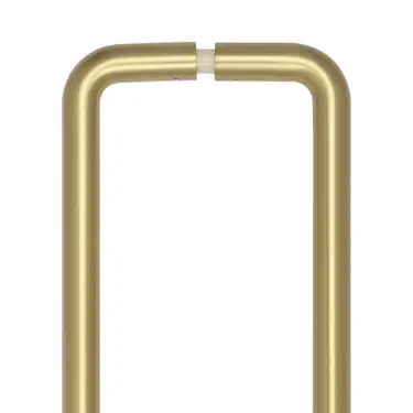 Click Here To Enlarge This Photo Of CRES3002SBB2B Frelan Hardware CRES 425mm &lpar;Back to Back&rpar; D Shape Pull Handles Satin Brass &lpar;SS316&rpar;