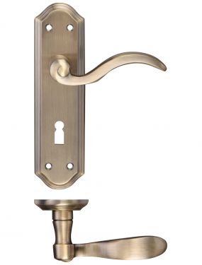 Click Here To Enlarge This Photo Of FB051FB - Zoo Hardware Fulton & Bray 'Winchester' Lever Lock &lpar;57mm c&sol;c&rpar; Handles &lpar;180 x 48mm&rpar; Florentine Bronze