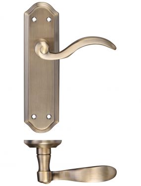 Click Here To Enlarge This Photo Of FB052FB - Zoo Hardware Fulton & Bray 'Winchester' Lever Latch Handles &lpar;180 x 48mm&rpar; Florentine Bronze