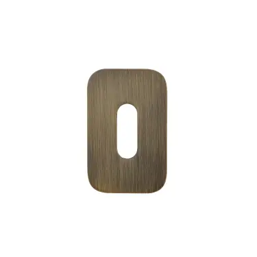 Click Here To Enlarge This Photo Of RT002-MINISQ-AB - Zoo Hardware Rosso Tecnica 'Mini' Squircle Standard Profile Escutcheons &lpar;Pair&rpar; - Antique Brass