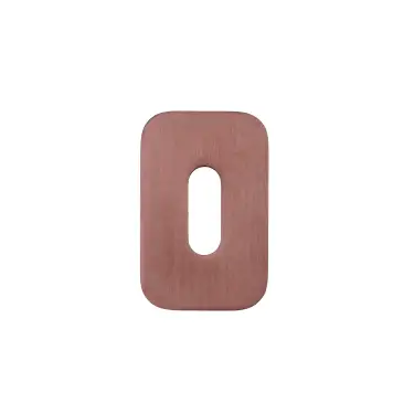 Click Here To Enlarge This Photo Of RT002-MINISQ-PVDBZ - Zoo Hardware Rosso Tecnica 'Mini' Squircle Standard Profile Escutcheons &lpar;Pair&rpar; - PVD Satin Bronze