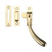 FB103 - Zoo Hardware Fulton & Bray Bulb End Casement Fastener - Polished Brass