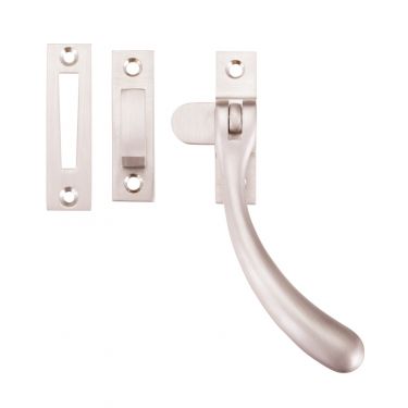 Click Here To Enlarge This Photo Of FB103PVDSN - Zoo Hardware Fulton & Bray Bulb End Casement Fastener - Satin Nickel