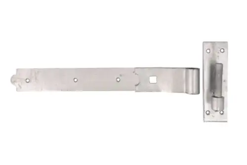 Click Here To Enlarge This Photo Of Eclipse 93923 Galvanised Hook and Band Set &lpar;Cranked&rpar; 400mm