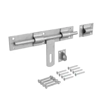 Eclipse J93156 Galvanised Cross Pattern Bolt &lpar;Heavy Duty&rpar; with Fixings
