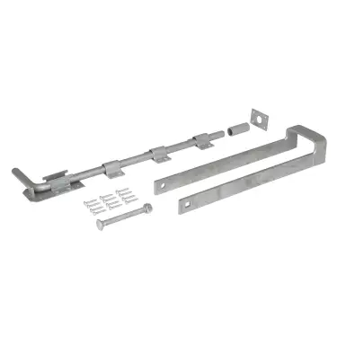 Click Here To Enlarge This Photo Of Eclipse 93732 Galvanised Field Gate Fastener Set &lpar;Single Bolt&rpar; with Fixings
