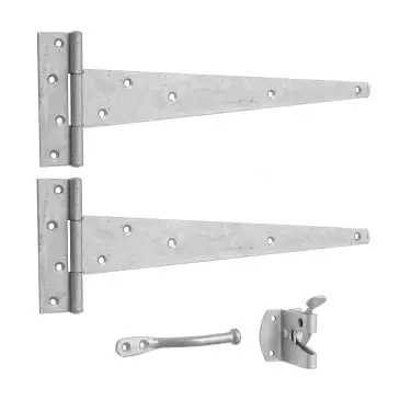 Click Here To Enlarge This Photo Of Eclipse 93751 Galvanised Heavy Duty Pedestrian Gate Kit