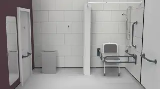 230404&sol;DG Fitzroy of London Exposed Valve Doc M Shower Pack &lpar;Stainless Steel&rpar; with Concealed Fixings - Dark Grey &lpar;RAL 7016&rpar;