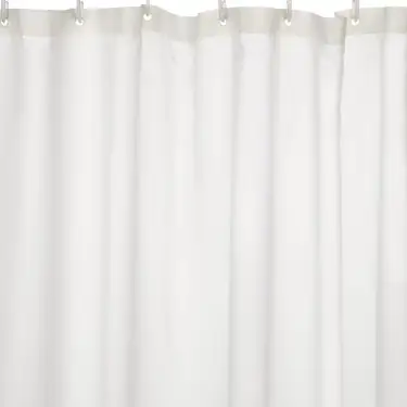 Click Here To Enlarge This Photo Of 250603&sol;WH Fitzroy of London Weighted Polyester Shower Curtain 1800mm x 2000mm - White &lpar;RAL 9016&rpar;