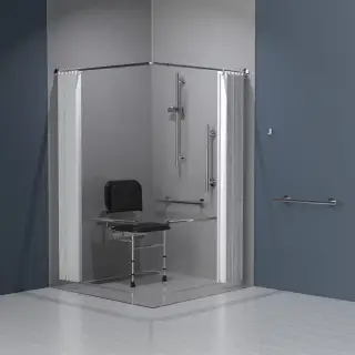 321101&sol;SP Fitzroy of London Luxury Doc M Shower Pack &lpar;Stainless Steel&rpar; - Polished