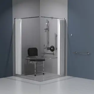 321102&sol;SP Fitzroy of London Luxury Concealed Valve Doc M Shower Pack &lpar;Stainless Steel&rpar; with Concealed Fixings - Polished