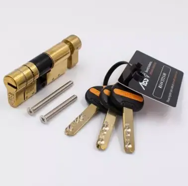 Click Here To Enlarge This Photo Of ABS Euro Profile Cylinder & Turn 80mm &lpar;40&sol;40&rpar; British Standard Kitemarked TS007 3&ast; - Brass &lpar;ABSEKT4040B&rpar;