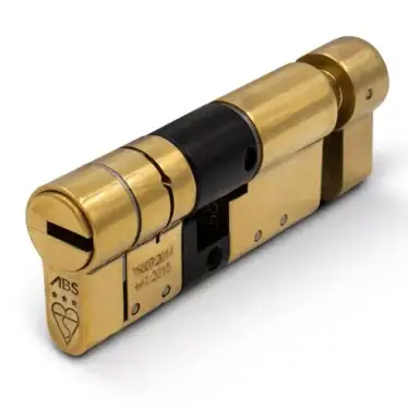 Click Here To Enlarge This Photo Of ABS Euro Profile Cylinder & Turn 100mm &lpar;50&sol;50&rpar; British Standard Kitemarked TS007 3&ast; - Brass &lpar;ABSEKT5050B&rpar;