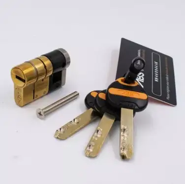 Click Here To Enlarge This Photo Of ABS Euro Profile Single Cylinder 45mm &lpar;35&sol;10&rpar; British Standard Kitemarked TS007 3&ast; - Brass &lpar;ABSES3510B&rpar;