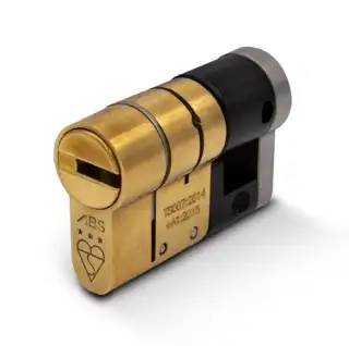 ABS Euro Profile Single Cylinder 45mm &lpar;35&sol;10&rpar; British Standard Kitemarked TS007 3&ast; - Brass &lpar;ABSES3510B&rpar;