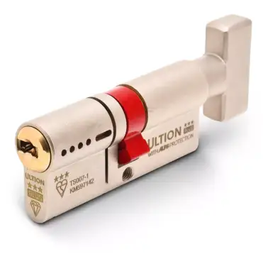 Click Here To Enlarge This Photo Of Ultion Plus with ALPS Technology Euro Profile Cylinder & Turn 100mm &lpar;55&sol;45T&rpar; British Standard Kitemarked TS007 3&ast; &lpar;ULT3EKT4555&rpar;