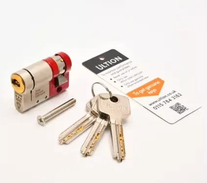 Click Here To Enlarge This Photo Of Ultion Plus with ALPS Technology Euro Profile Single Cylinder 45mm &lpar;35&sol;10&rpar; British Standard Kitemarked TS007 3&ast; &lpar;ULT3ES3510&rpar;