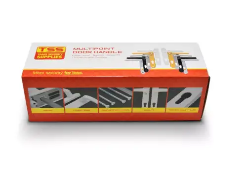 Click Here To Enlarge This Photo Of TSSHAN122LLW - TSS Lever&sol;Lever UPVC Multipoint Door Handles - 92mm PZ &lpar;Sprung&rpar; 122mm Screw Centres - White