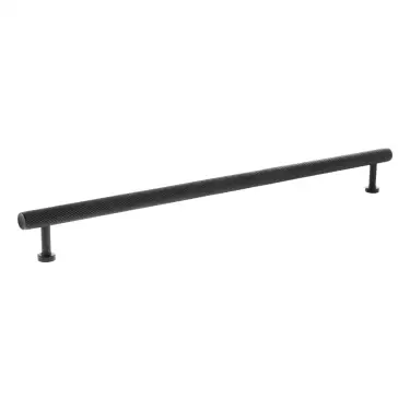 Click Here To Enlarge This Photo Of MHCS17320MB - Millhouse Brass Paddington Spiral T-Bar Cabinet Pull Handle 320mm - Matt Black