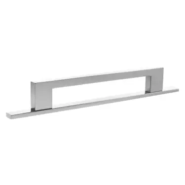 Click Here To Enlarge This Photo Of MHCNB17160PC - Millhouse Brass Empire Slim Cabinet Pull Handle on Backplate 160mm - Polished Chrome