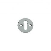 FB10CP - Zoo Hardware Fulton & Bray Standard Key Profile Victorian Escutcheon 32mm dia&period; Polished Chrome