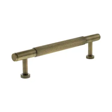 Click Here To Enlarge This Photo Of MHCL17128AB - Millhouse Brass Battersea Linear T-Bar Cabinet Pull Handle 128mm - Antique Brass
