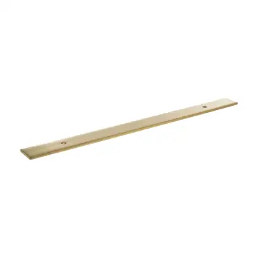 Click Here To Enlarge This Photo Of MHCBW160SB - Millhouse Brass &lpar;Wide&rpar; Cabinet Handle Backplate 160mm - Satin Brass