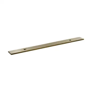 Click Here To Enlarge This Photo Of MHCBW128AB - Millhouse Brass &lpar;Wide&rpar; Cabinet Handle Backplate 128mm - Antique Brass