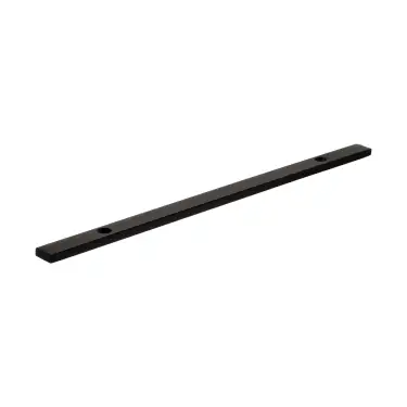 Click Here To Enlarge This Photo Of MHCBN160MB - Millhouse Brass &lpar;Narrow&rpar; Cabinet Handle Backplate 160mm - Matt Black